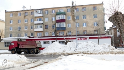 Неубранный снег